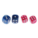 20pcs/Set 6-Sided Spot Dices for Drinking Gambling Club Toys Parts Pink+Blue