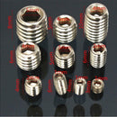 200PCS Stainless Steel Allen Head Socket Hex Set Grub Screw Assortment Cup Point