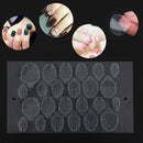 5 Sheets 60 Tips Double Sided False Nail Art Adhesive Tape Glue Stickers