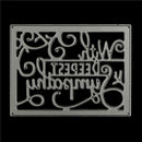 Cutting Dies Craft DIY decoration Holiday greetings "with deepest sympathy"  LJ