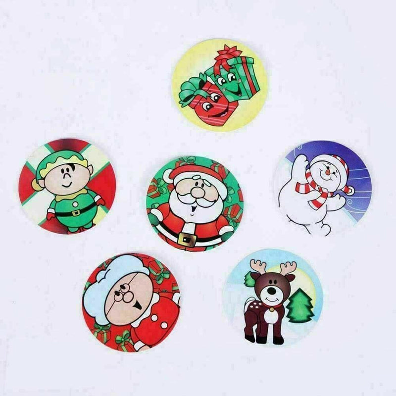 1 Roll 100pcs DIY Diary Christmas Decoration Stickers Adhesive Stickers