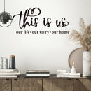 This is Us English Alphabet Removeable Wall Stickers Wallstickers Mural Art A