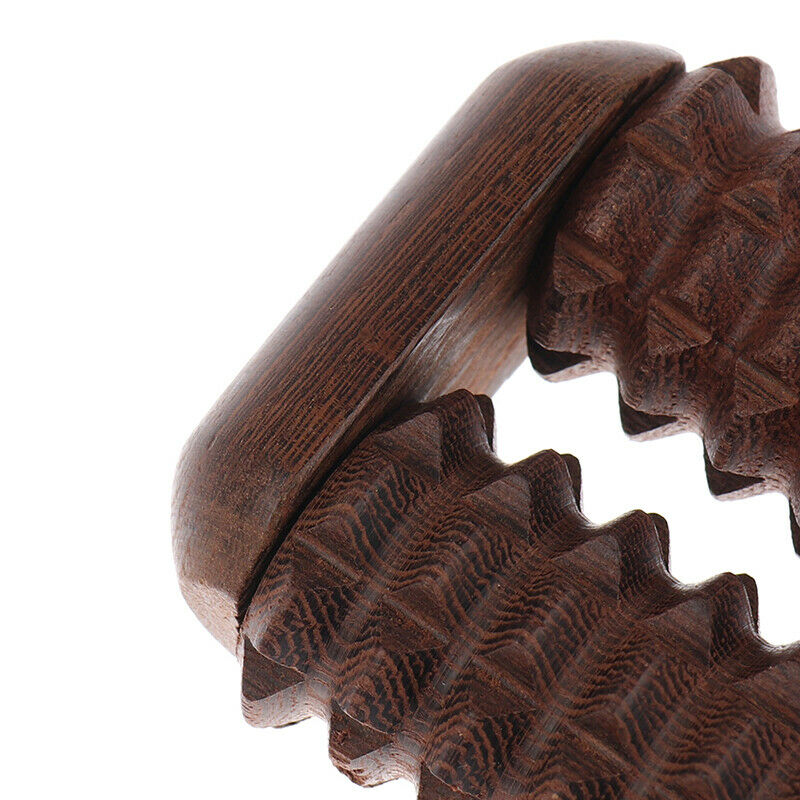 Wenge Hand Reflexology Massage Tool Palm Massager Roller Press Point  ScrapSEAU