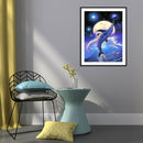 5D DIY Full Drill Diamond Painting Dolphin Cross Stitch Embroidery (390)