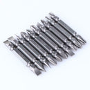 10X 1/4 inch Hex Shank Anti Slip Electric Screwdriver Bit Set  65mm