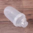 1pc transparent plastic 200ml protein shaker water bottle sports fitness gym M&E