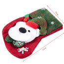 Christmas socks Christmas socks tree pendant Christmas decorations red Bear