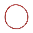 O-ring seal, oil seal, silicone, 50 x 2.5 mm, brick red, 10 pieces