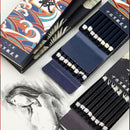 8 Sticks Charcoal Set Art Sketch Carbon Pen Soft Charcoal Painting Pencil S
