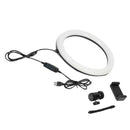 LED Ring Light, Dimmable Adjustable 3 Lights Color 10 Inch with Phone Stand