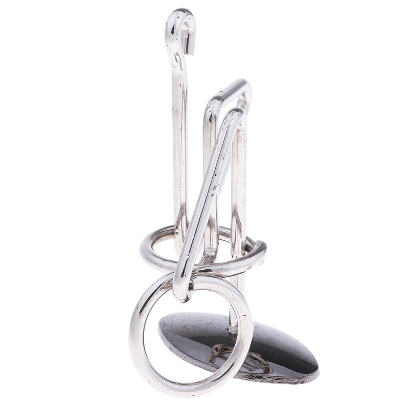 1PCS Metal Puzzle IQ Mind Brain Teaser Game Educational Kids Xmas Gifts