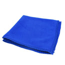 25x25cm Blue Car Cleaning Towel Microfiber Ultra Soft Highly Absorbent