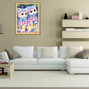 5D DIY Full Drill Diamond Painting Cartoon Animals Cross Stitch Embroidery