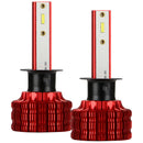 2pcs CSP Chip H1 LED Headlight Fog Bulbs Kit High Power Canbus 6000K WhiteAT3C