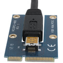 Usb 3.0 Mini Pci-E To Pcie Pci Express 1X To 16X Extender Riser Card Adapte Q5Z2