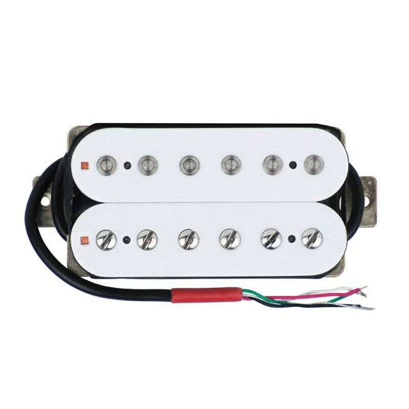 Electric Guitar Humbucker Pickups Bridge Alnico V Pickup White