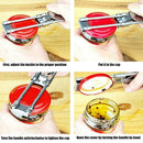 Manual Adjustable Stainless Steel Can Opener AdjustableOpener tainless New F3H6