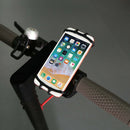 Rotatable MTB Road Bike Mobile Phone Holder Bicycle Handlebar Stand (Black)