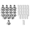 40Pcs Ceramic Sleeve Metal Adapter Connector Repair for Red
