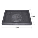 Laptop Cooler Cooling Pad Base Big Fan USB Stand for 14" LED Light Notebook Z