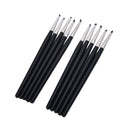5pcs Silicone Rubber Shapers Polymer Clay Sculpting Modelling Fimo Tools Blac TE