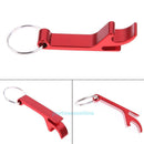 Aluminum Alloy Beer Bottle Opener Keychains Can Opener Keyring Claw Bar Tool