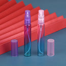 6pcs 6 color gradient 8ml glass spray bottle cosmetic sub-bottleB Ew
