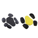 2 Sets EVA Shoulder / Back / Elbow Protectors Insert Pads Kit Racing Armour