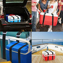 5X Car Roof Luggage Locking Tie Down Straps Cargo Ratchet Ropes Metal Cam Buc OZ