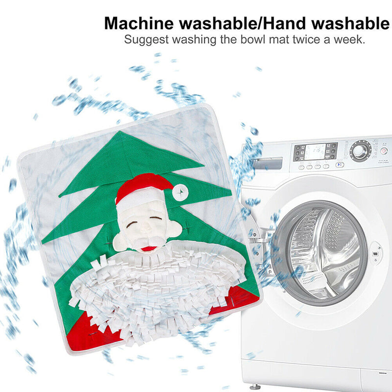 Pet Supplies Dog Training Santa Claus Sniffing Mat Christmas Toys Nose Pad