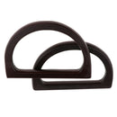 2pcs Wooden Bag Handle Replacement Wood Wooden Bag Handle DIY Purse Handle