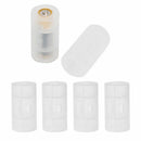 4pcs Durable Battery adapter box AA to C Size Cell Converter