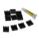 10pcs Practical LED CPU  Sink Cooling Radiator 14x14x6mm W/ 5g Glue