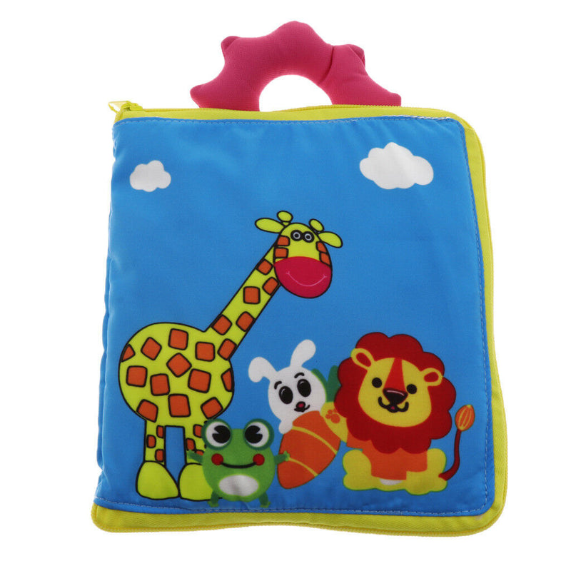 Kid Toddler Learn To Practice Zip Snap Lace Buckle Button Tie Education Book