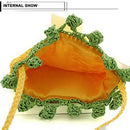 Mini Handbag Woven Pineapple Bag Straw Cross-Body Bag Weave Summer Beach TraY4S1