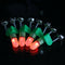 4PCS LED Fishing Rod Bite Alarm Red Light Twin Bells Clip Alerter
