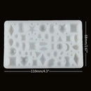2pcs Multi Shape Mini Silicone Jewelry Earring Necklace Pendant Making Mold F7W1
