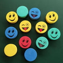 Cartoon circle whiteboard erasers dry erase marker white board cleaner ME