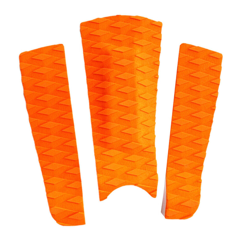 3pcs/set Anti-slip Surfboard Traction Pad with Maximum Grip and back Adhesive