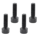 4x Lightweight Montain Bike Water Bottle Cage Holder Bolts Screws Durable Black