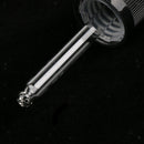 Set of 12pcs Eye Droppers Tops for Essential Oil 15ml (1/2 Ounce), Black, Glass