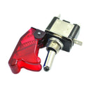 1Pcs 12V 20A Red LED Light Rocker Toggle Switch SPST ON/OFF Car Auto Boat TWR