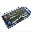 23pcs Sleeve Screwdriver Ratchet Wrench Socket Spanner Drill Repair Tool