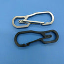 Stainless Steel Climbing Carabiner Key Chain Clip Hook Buckle Keychain Outdoor%o