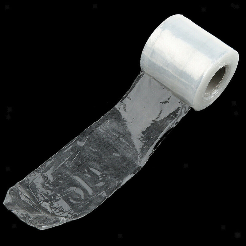 1 Roll 400m Clear Plastic Disposable Tattoo Supplies Wrap Tapes 6.3 x 1.5cm