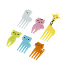 1set Cute Mini Animal Farm Cartoon Dessert Food Fruit Forks Lunch Bento 3c