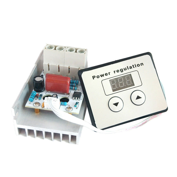 220V 10000W SCR Digital Voltage Regulator Speed Controller Dimmer Governor