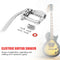 1 Set Electric Guitar Tremolo Vibrato Tailpiece Bridge Chrome Accessories