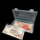 100Pcs Paper Money Album Currency Banknote Case Storage Collection WithBoxGiftM&