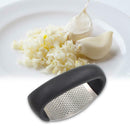 Stainless Steel Garlic Press Crusher Manual Rocking Mincer Squeezer Kitchen Tool